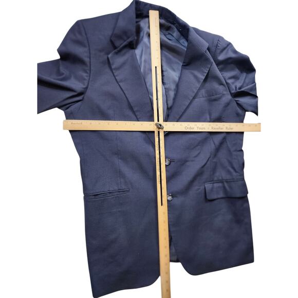 Staten Williams Sport Coat Boardroom Mens 46L Wool Blazer Classic Fit Two Button - Picture 6 of 10